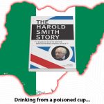 an image of the Nigerian map with the book 'The Harold Smith Story'