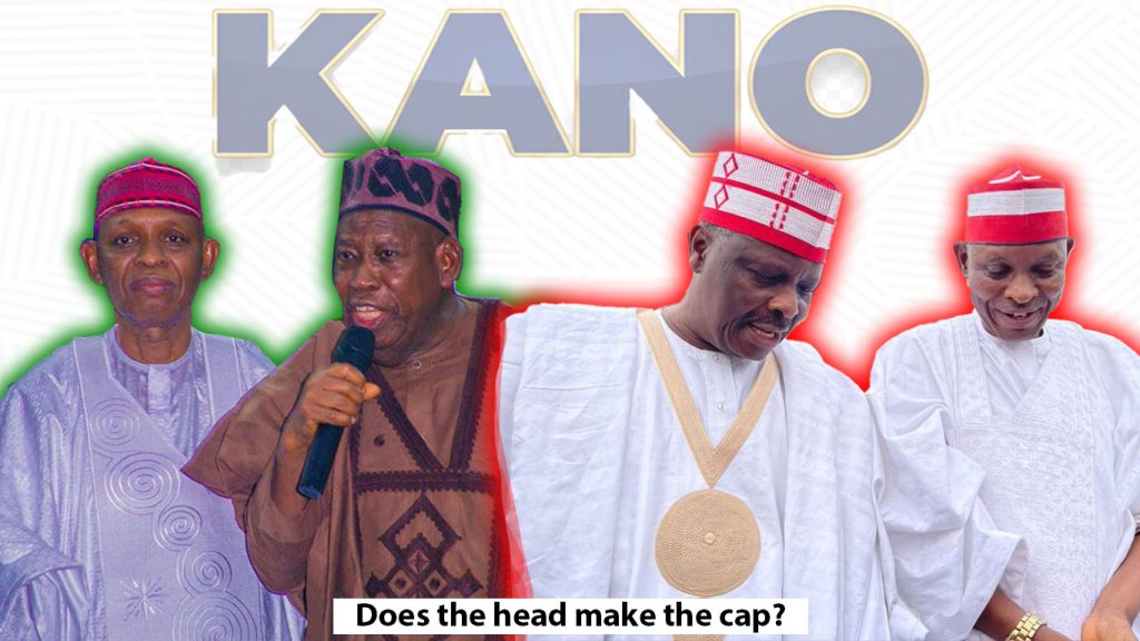 An image of Governor Abba Yusuf with both Kwankwaso and Ganduje